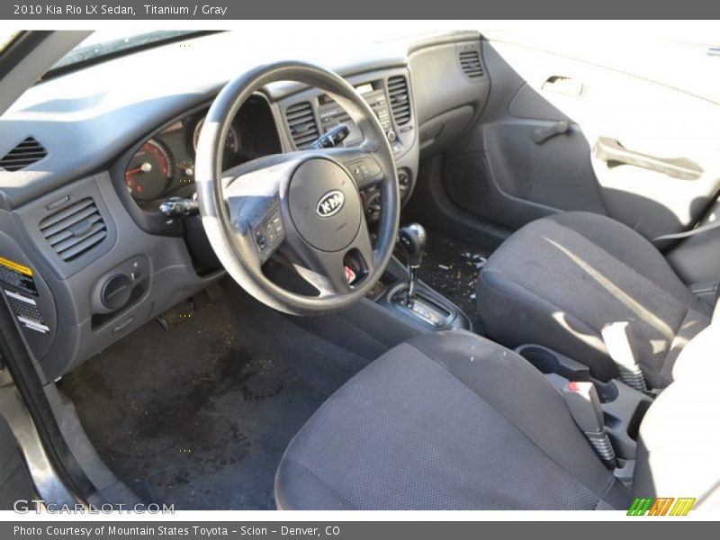 Titanium / Gray 2010 Kia Rio LX Sedan