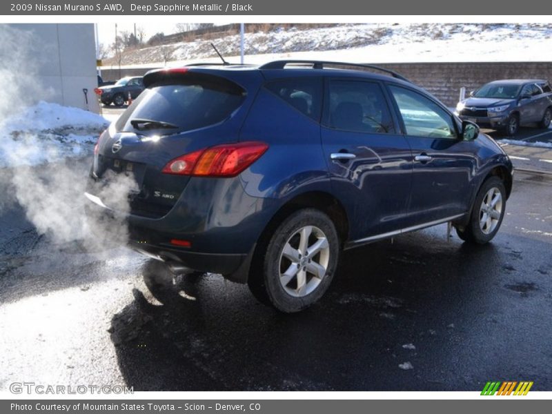 Deep Sapphire Metallic / Black 2009 Nissan Murano S AWD