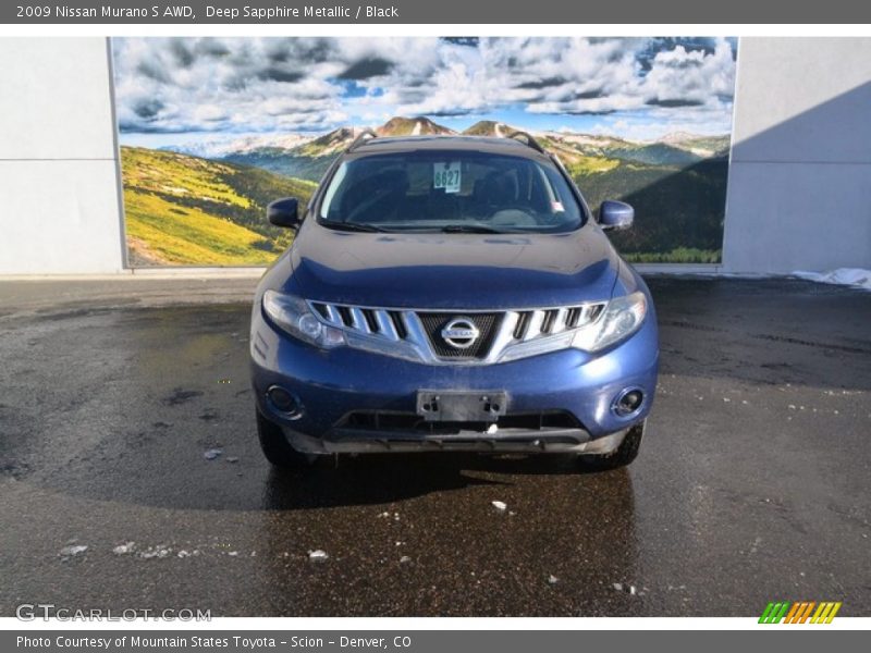 Deep Sapphire Metallic / Black 2009 Nissan Murano S AWD