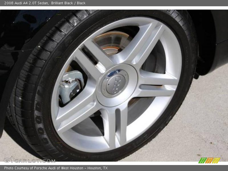 Brilliant Black / Black 2008 Audi A4 2.0T Sedan