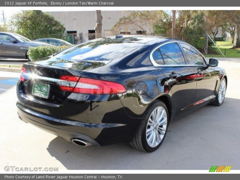 Ebony / London Tan/Warm Charcoal 2012 Jaguar XF Portfolio