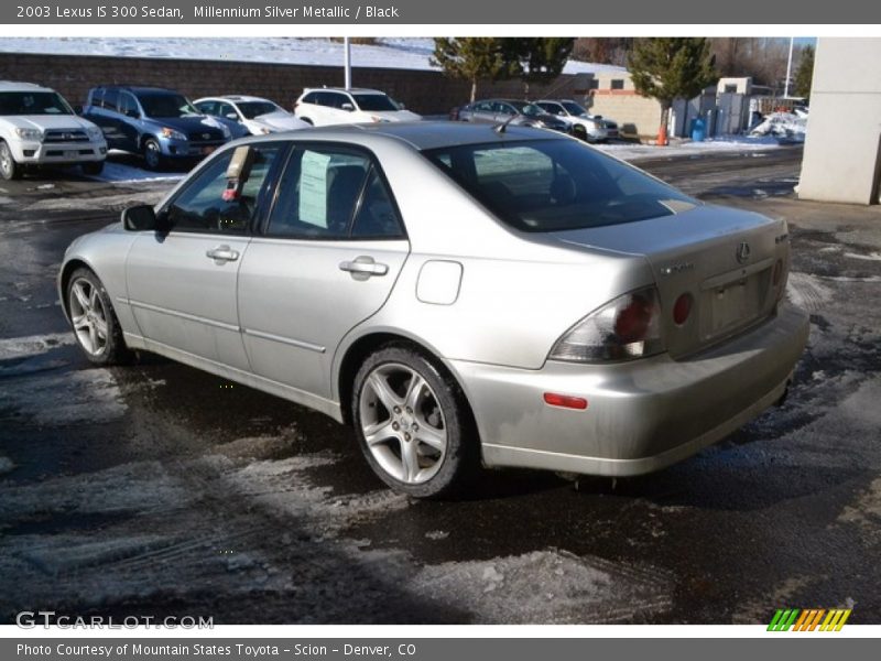 Millennium Silver Metallic / Black 2003 Lexus IS 300 Sedan