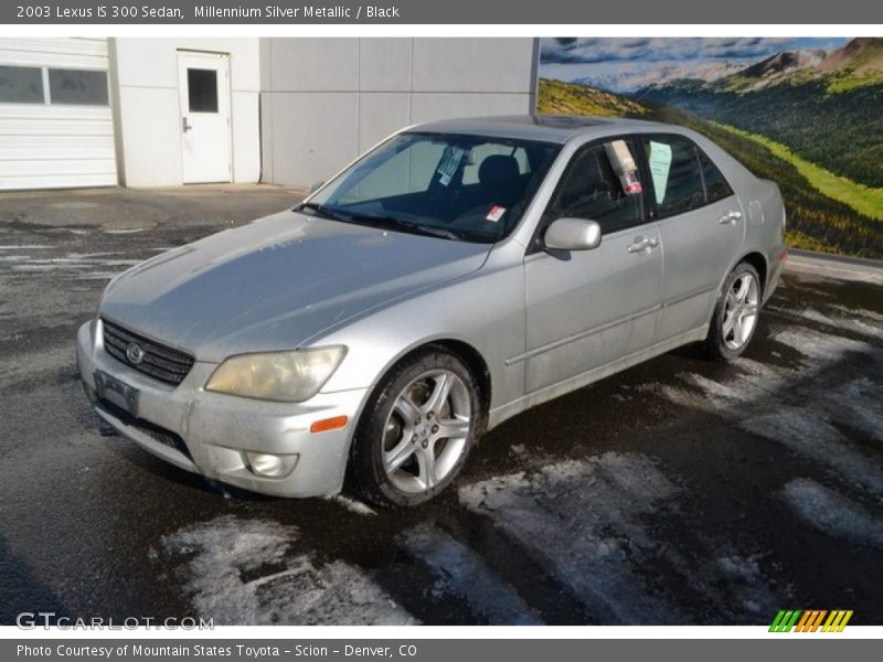 Millennium Silver Metallic / Black 2003 Lexus IS 300 Sedan