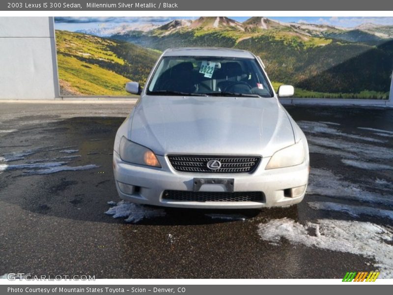Millennium Silver Metallic / Black 2003 Lexus IS 300 Sedan