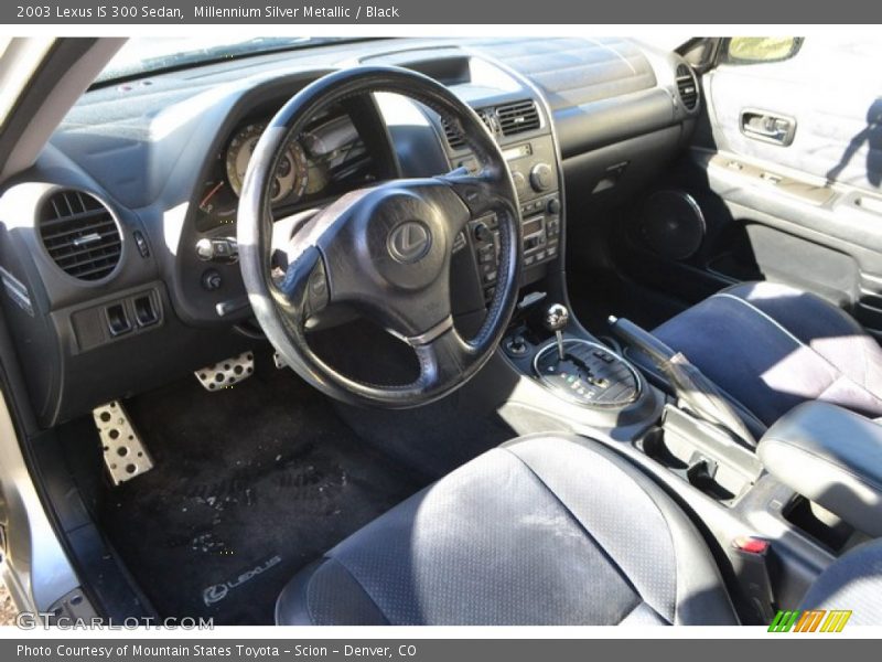 Millennium Silver Metallic / Black 2003 Lexus IS 300 Sedan