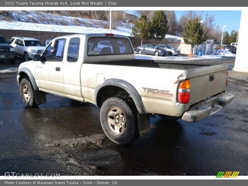 Lunar Mist Metallic / Gray 2002 Toyota Tacoma Xtracab 4x4