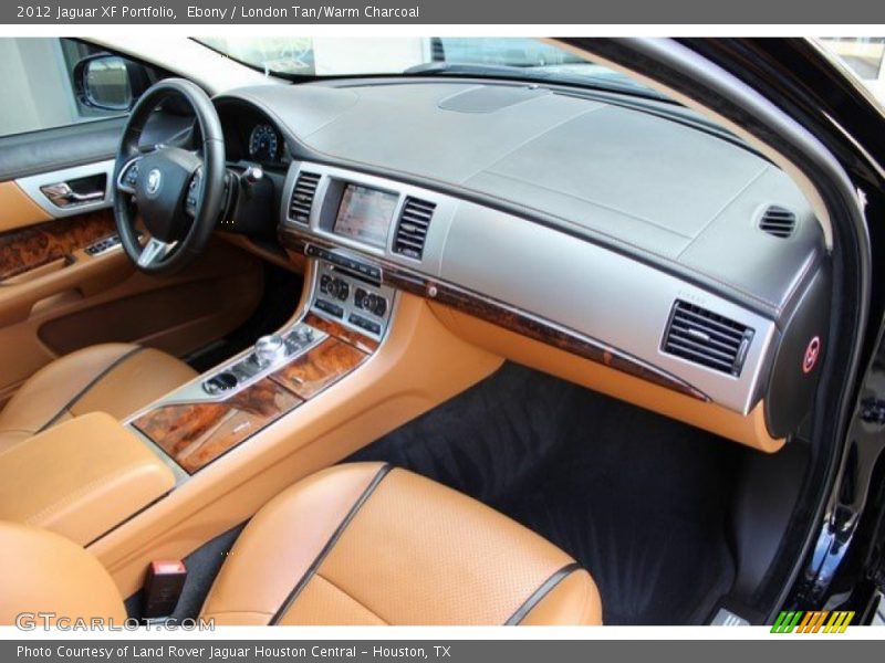 Ebony / London Tan/Warm Charcoal 2012 Jaguar XF Portfolio