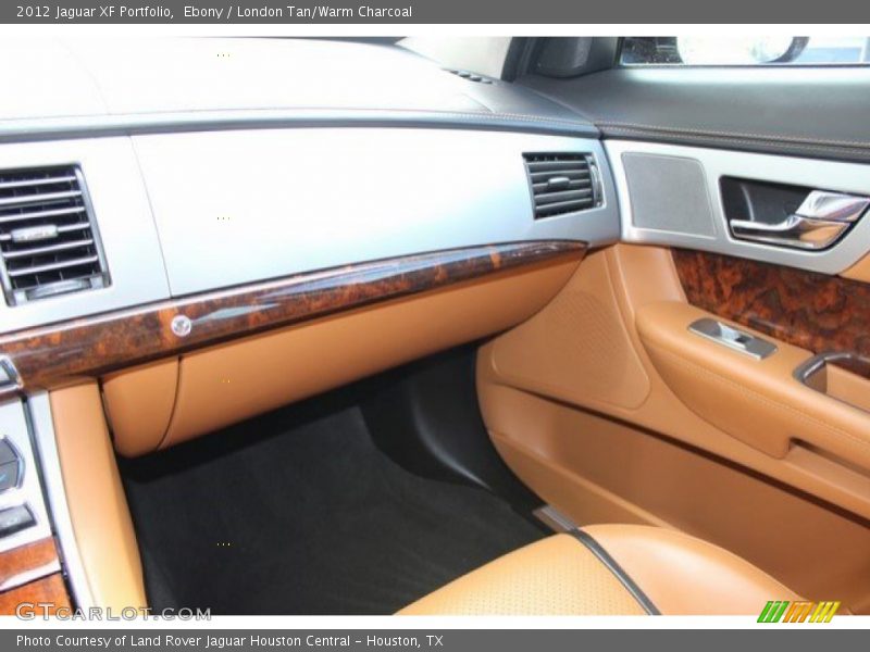 Ebony / London Tan/Warm Charcoal 2012 Jaguar XF Portfolio