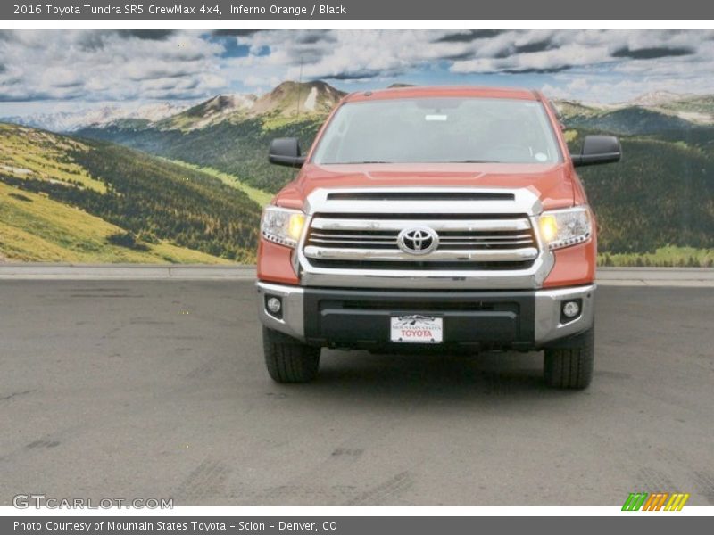 Inferno Orange / Black 2016 Toyota Tundra SR5 CrewMax 4x4