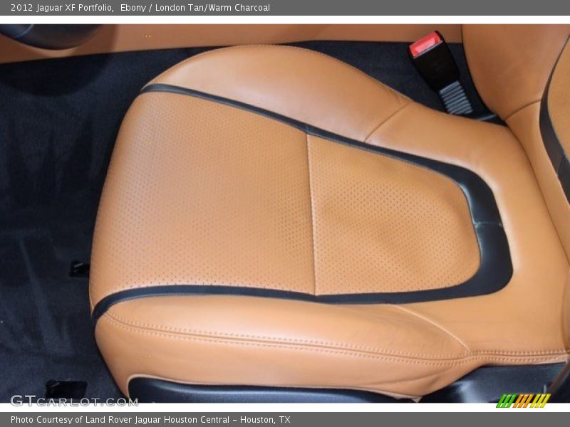 Ebony / London Tan/Warm Charcoal 2012 Jaguar XF Portfolio