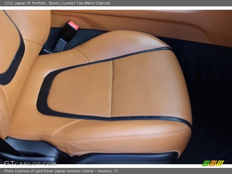 Ebony / London Tan/Warm Charcoal 2012 Jaguar XF Portfolio