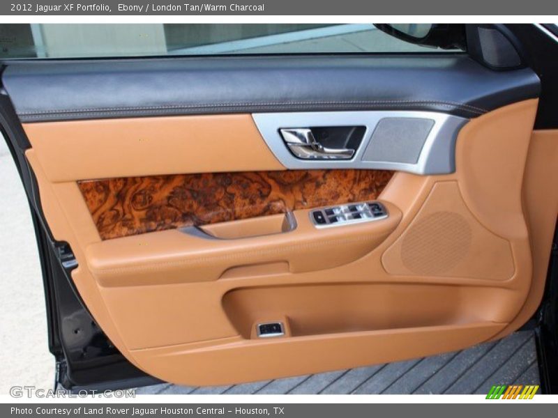 Ebony / London Tan/Warm Charcoal 2012 Jaguar XF Portfolio
