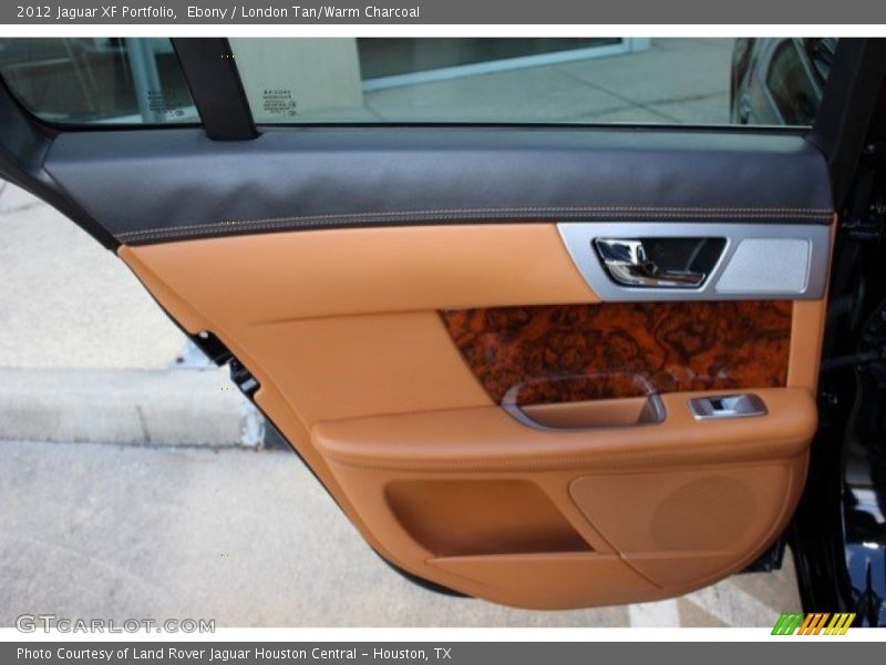 Ebony / London Tan/Warm Charcoal 2012 Jaguar XF Portfolio