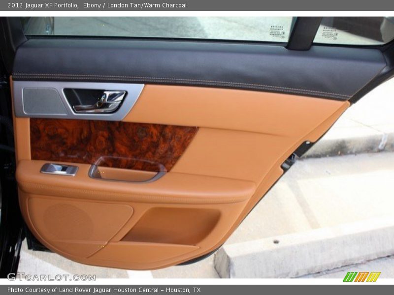 Ebony / London Tan/Warm Charcoal 2012 Jaguar XF Portfolio