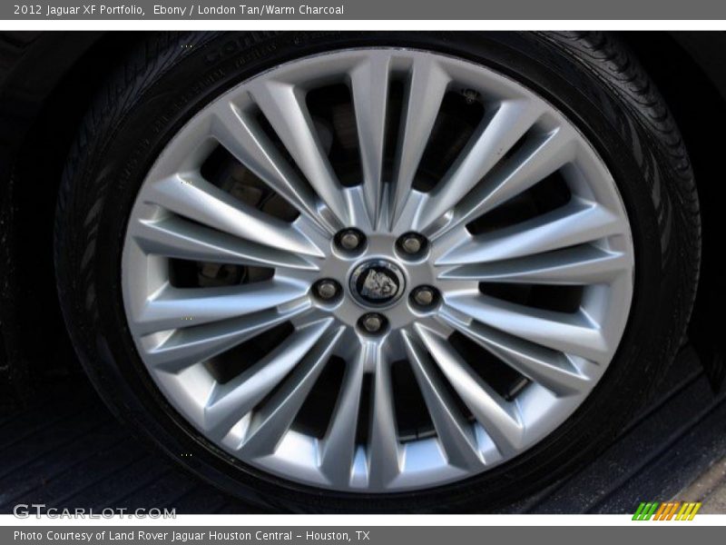 Ebony / London Tan/Warm Charcoal 2012 Jaguar XF Portfolio