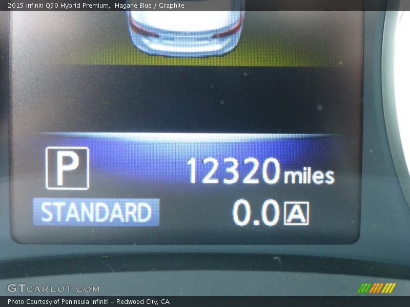 Hagane Blue / Graphite 2015 Infiniti Q50 Hybrid Premium