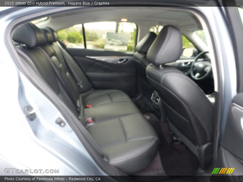 Hagane Blue / Graphite 2015 Infiniti Q50 Hybrid Premium