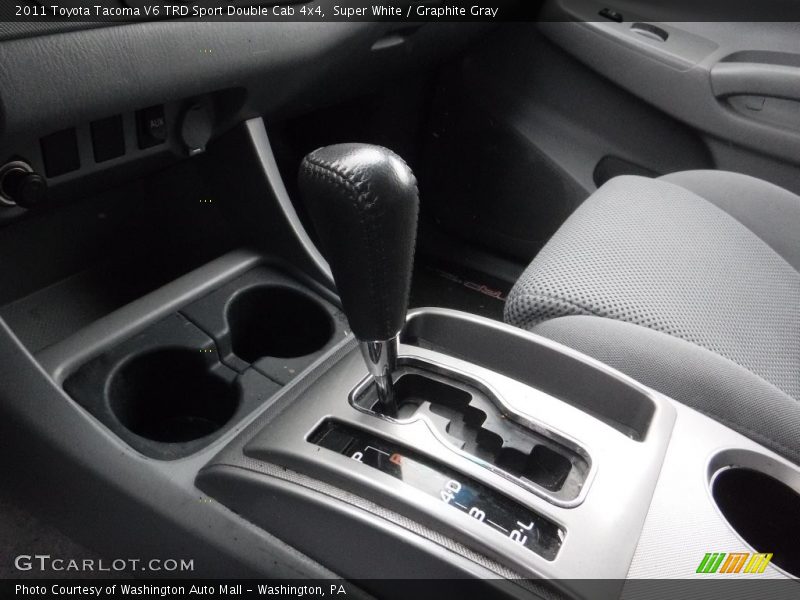 Super White / Graphite Gray 2011 Toyota Tacoma V6 TRD Sport Double Cab 4x4