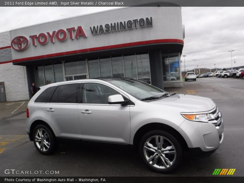 Ingot Silver Metallic / Charcoal Black 2011 Ford Edge Limited AWD