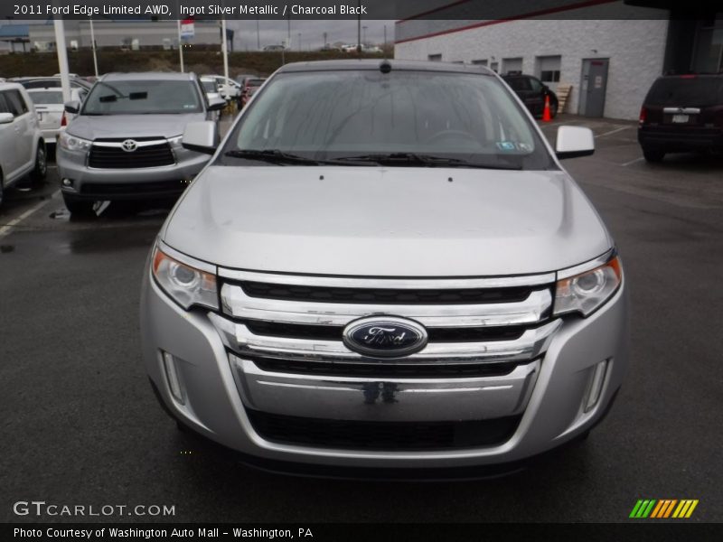 Ingot Silver Metallic / Charcoal Black 2011 Ford Edge Limited AWD