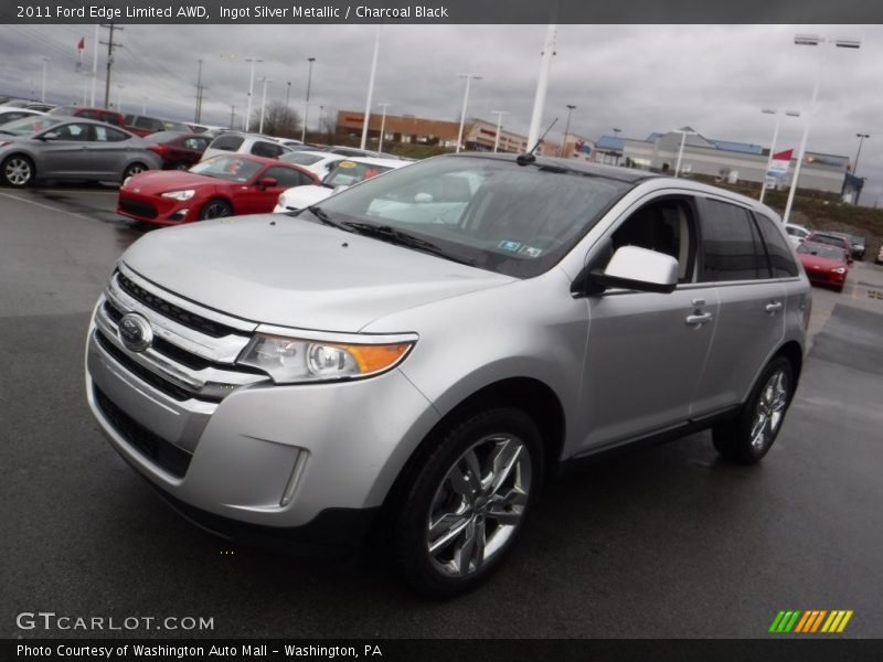 Ingot Silver Metallic / Charcoal Black 2011 Ford Edge Limited AWD