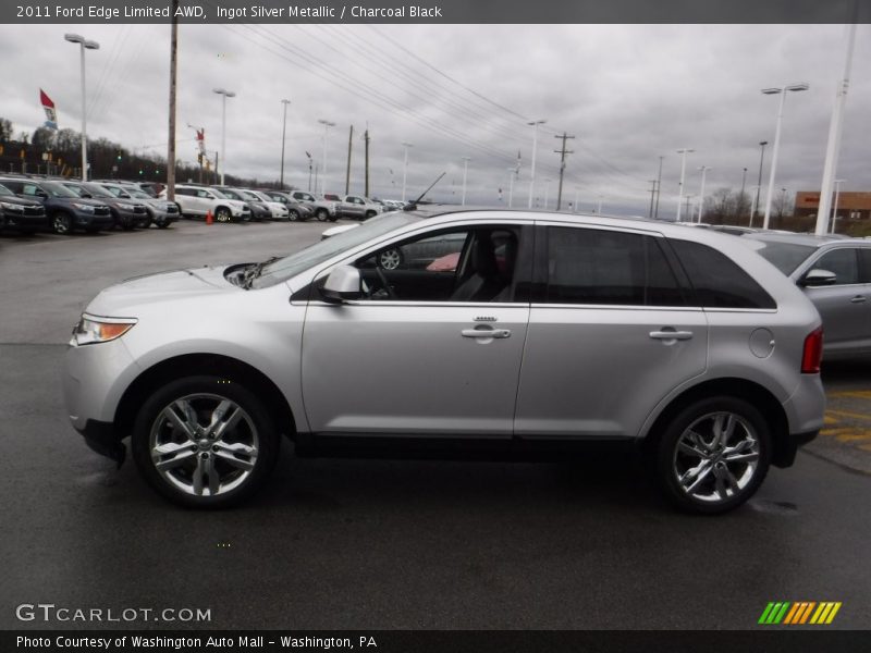Ingot Silver Metallic / Charcoal Black 2011 Ford Edge Limited AWD