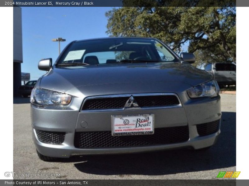 Mercury Gray / Black 2014 Mitsubishi Lancer ES