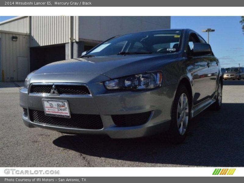 Mercury Gray / Black 2014 Mitsubishi Lancer ES