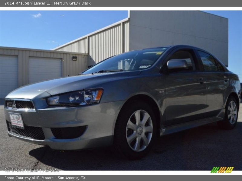 Mercury Gray / Black 2014 Mitsubishi Lancer ES