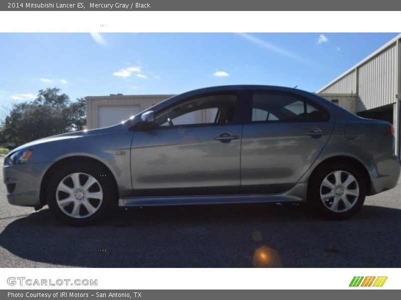 Mercury Gray / Black 2014 Mitsubishi Lancer ES