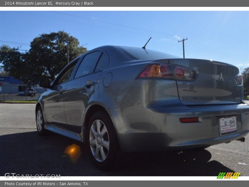 Mercury Gray / Black 2014 Mitsubishi Lancer ES