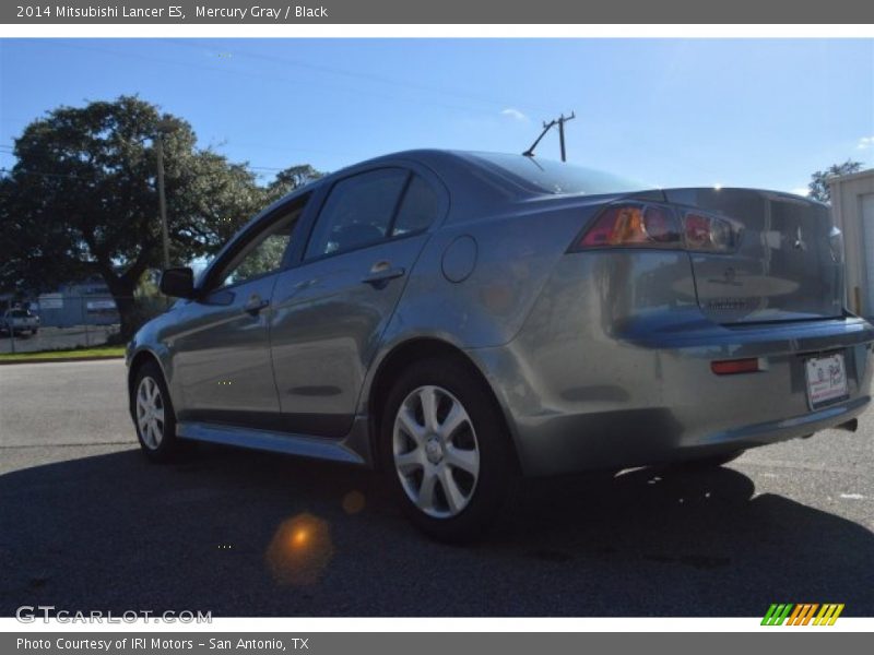 Mercury Gray / Black 2014 Mitsubishi Lancer ES