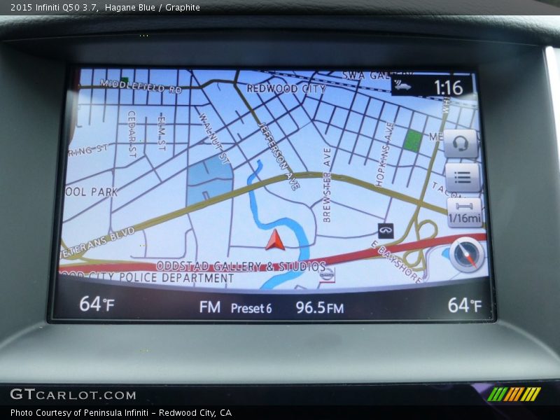 Hagane Blue / Graphite 2015 Infiniti Q50 3.7