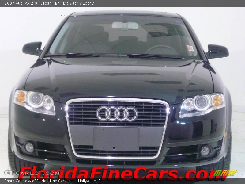 Brilliant Black / Ebony 2007 Audi A4 2.0T Sedan