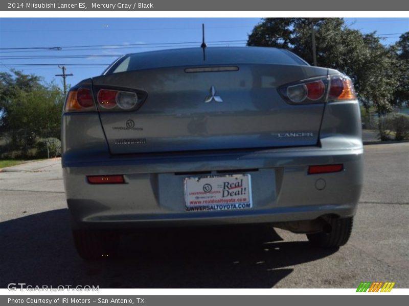 Mercury Gray / Black 2014 Mitsubishi Lancer ES
