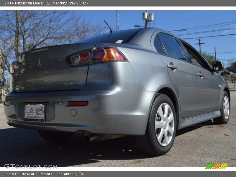 Mercury Gray / Black 2014 Mitsubishi Lancer ES