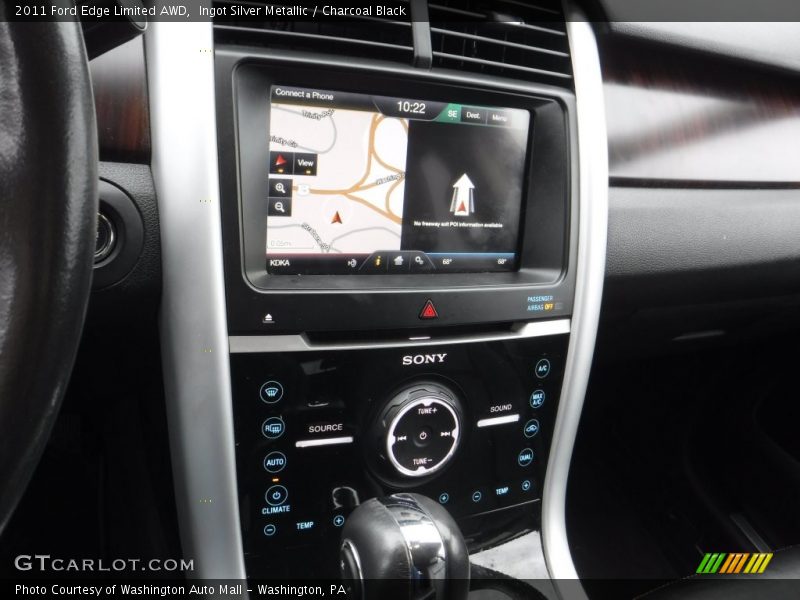 Ingot Silver Metallic / Charcoal Black 2011 Ford Edge Limited AWD