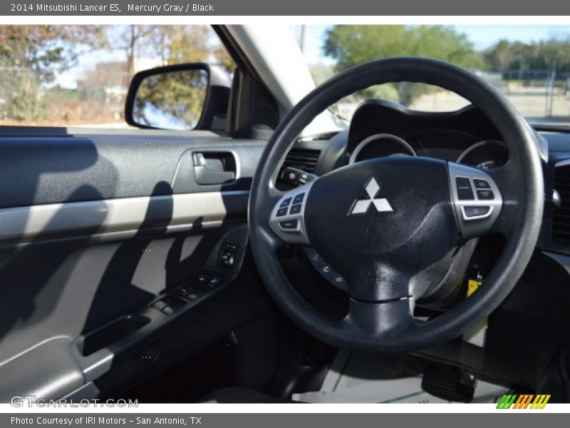 Mercury Gray / Black 2014 Mitsubishi Lancer ES