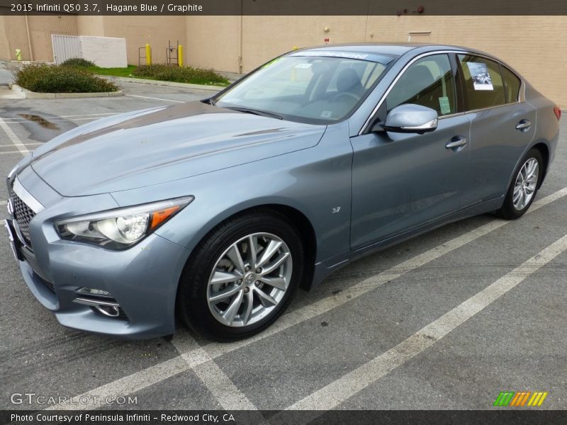 Hagane Blue / Graphite 2015 Infiniti Q50 3.7