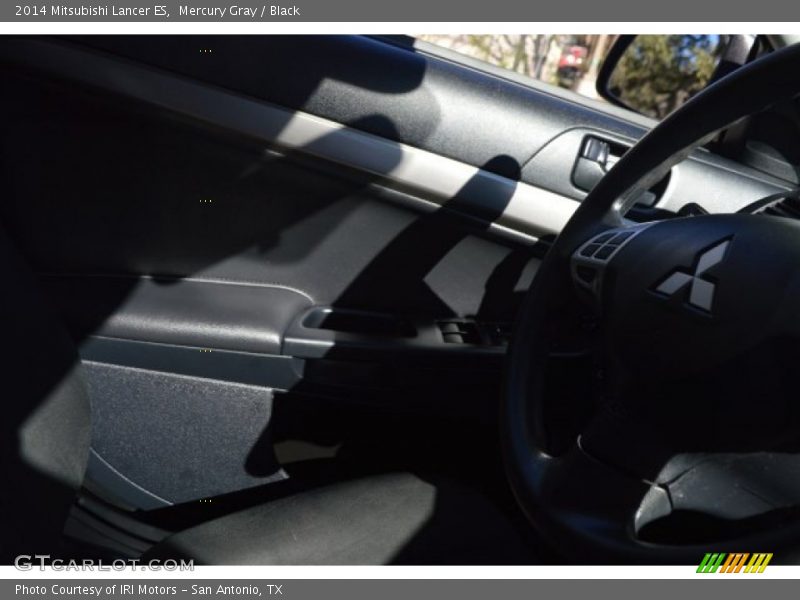 Mercury Gray / Black 2014 Mitsubishi Lancer ES