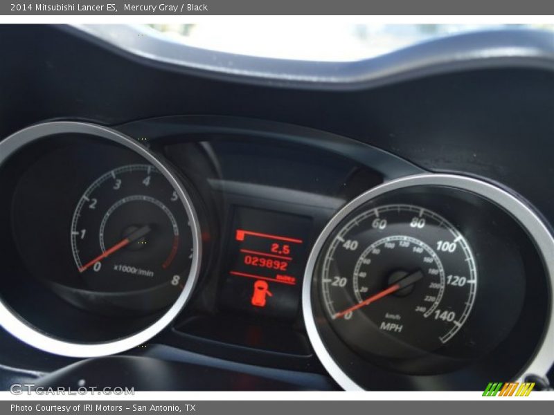 Mercury Gray / Black 2014 Mitsubishi Lancer ES