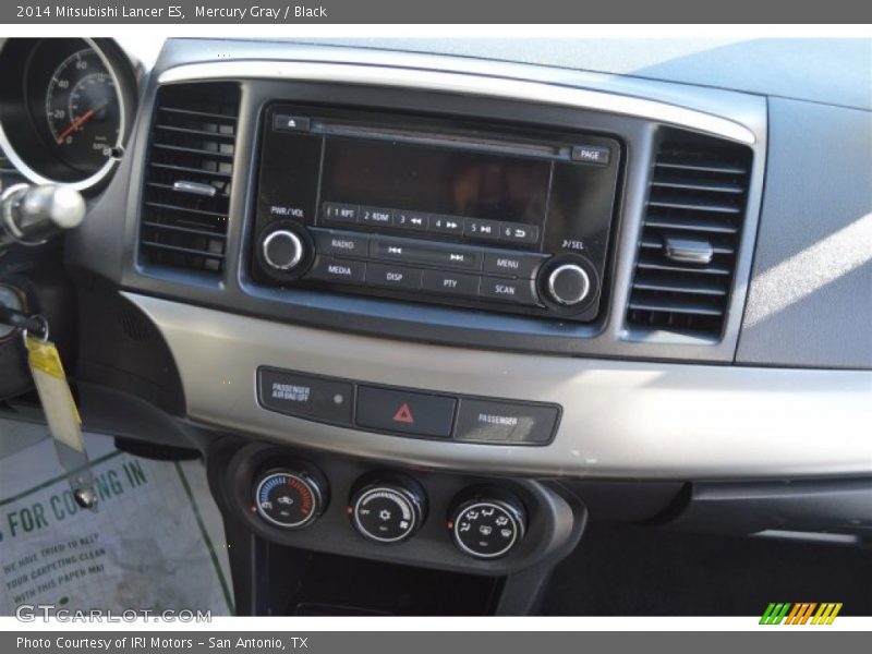 Mercury Gray / Black 2014 Mitsubishi Lancer ES