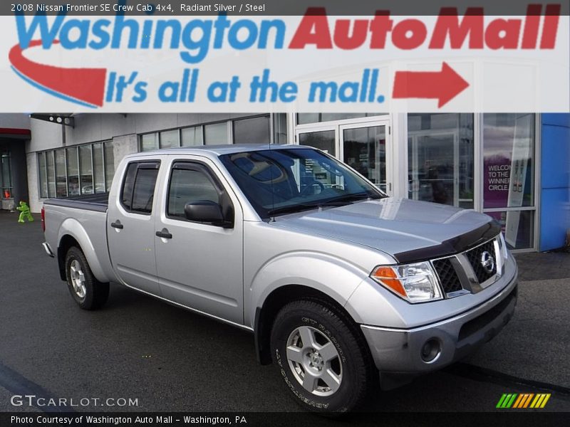 Radiant Silver / Steel 2008 Nissan Frontier SE Crew Cab 4x4