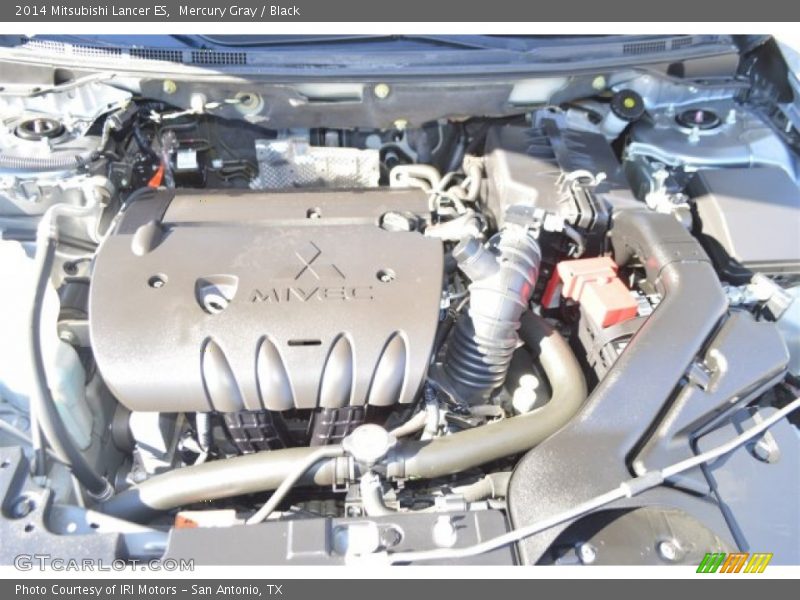 Mercury Gray / Black 2014 Mitsubishi Lancer ES