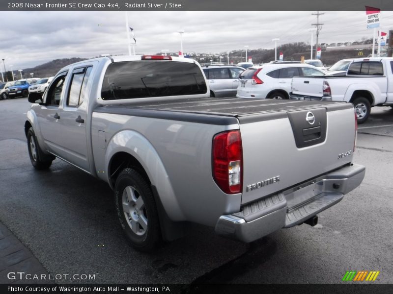 Radiant Silver / Steel 2008 Nissan Frontier SE Crew Cab 4x4