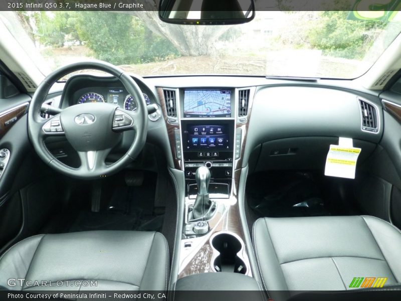 Hagane Blue / Graphite 2015 Infiniti Q50 3.7