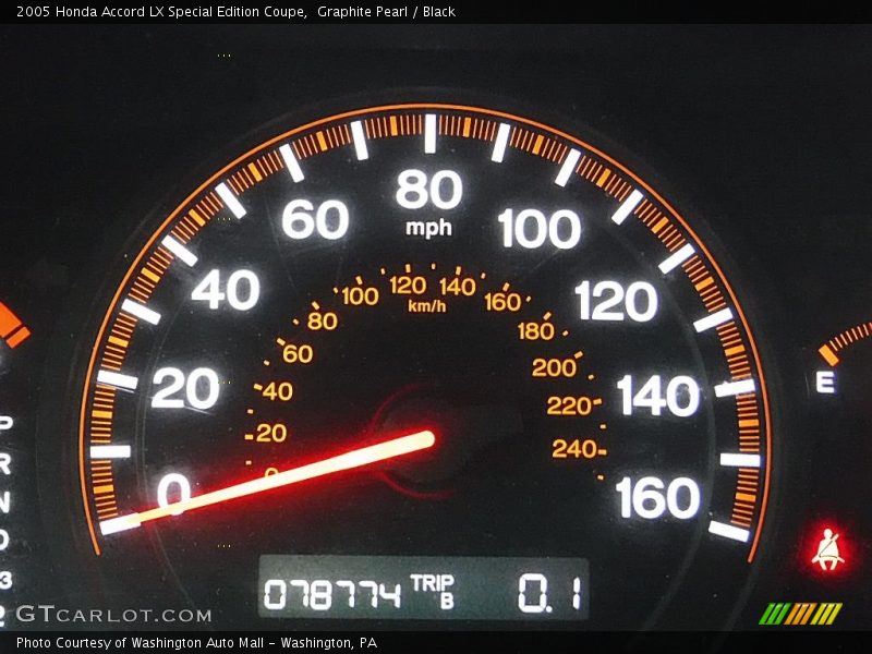 Graphite Pearl / Black 2005 Honda Accord LX Special Edition Coupe