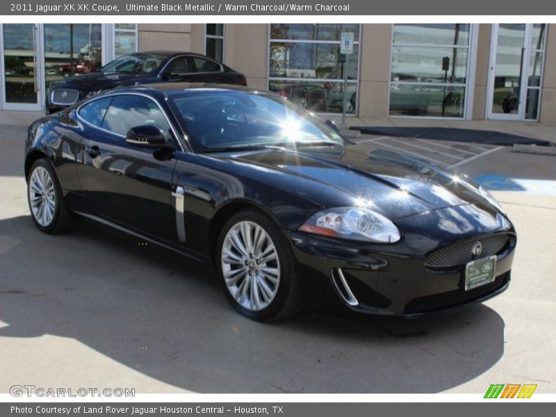 Ultimate Black Metallic / Warm Charcoal/Warm Charcoal 2011 Jaguar XK XK Coupe