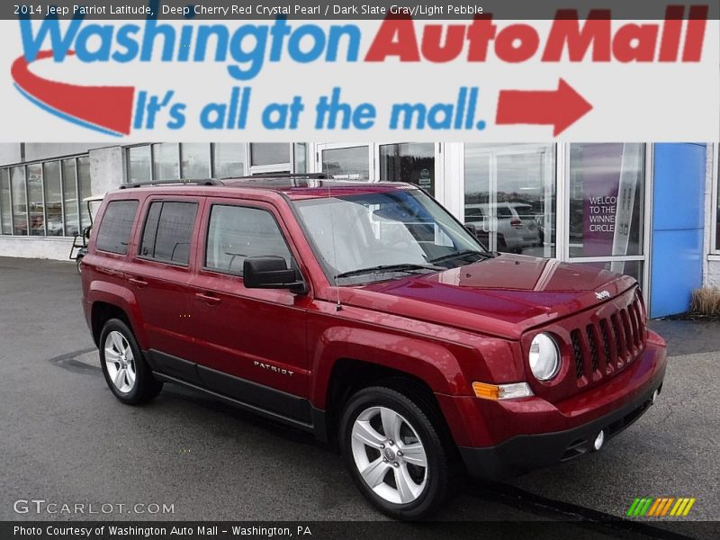 Deep Cherry Red Crystal Pearl / Dark Slate Gray/Light Pebble 2014 Jeep Patriot Latitude