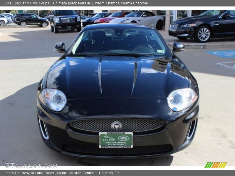 Ultimate Black Metallic / Warm Charcoal/Warm Charcoal 2011 Jaguar XK XK Coupe